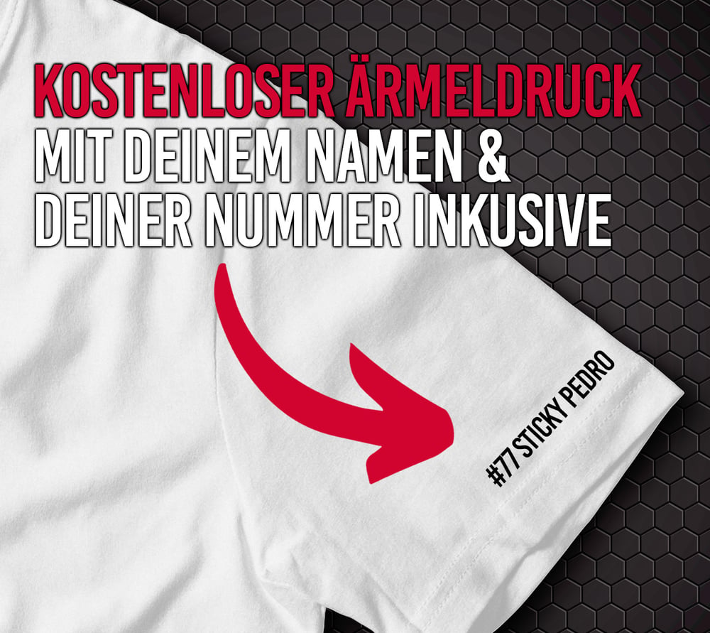 Future - Motocross-T-Shirt mit Ärmeldruck // DirtNDust®