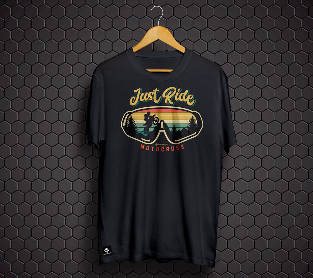 Just Ride - Motocross-T-Shirt von DirtNDust®