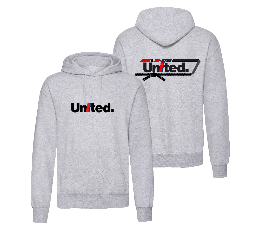 United Judo and Jitz Hoodie Grey