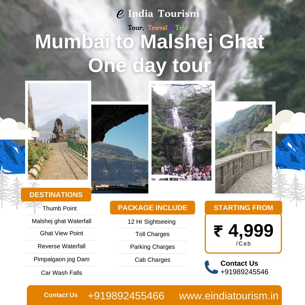 Mumbai To Malshej Ghat One Day Trip By Cab