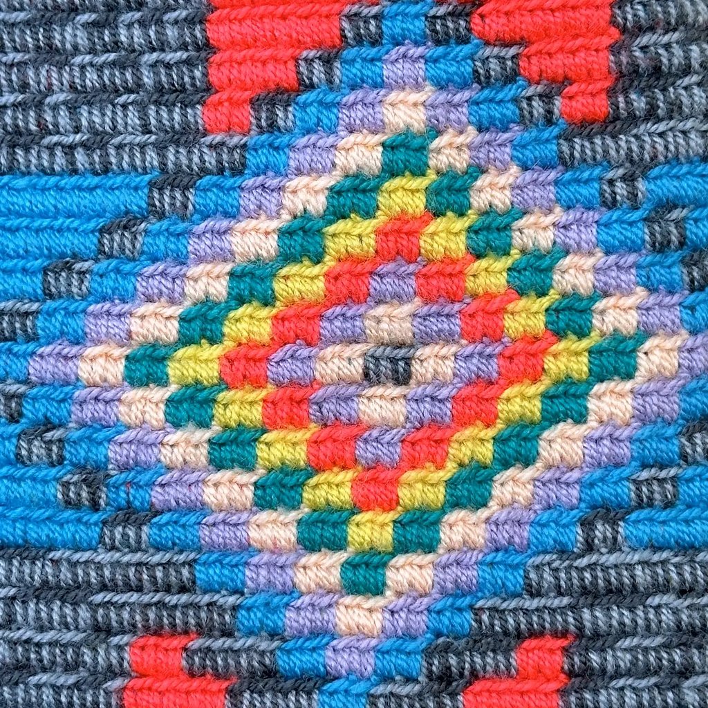 Petit sac bandoulière mochila femme et homme, tissé à la main par des tisserandes de la communauté Wayuu en Colombie. Issu d'une mode éthique et slow-fashion.