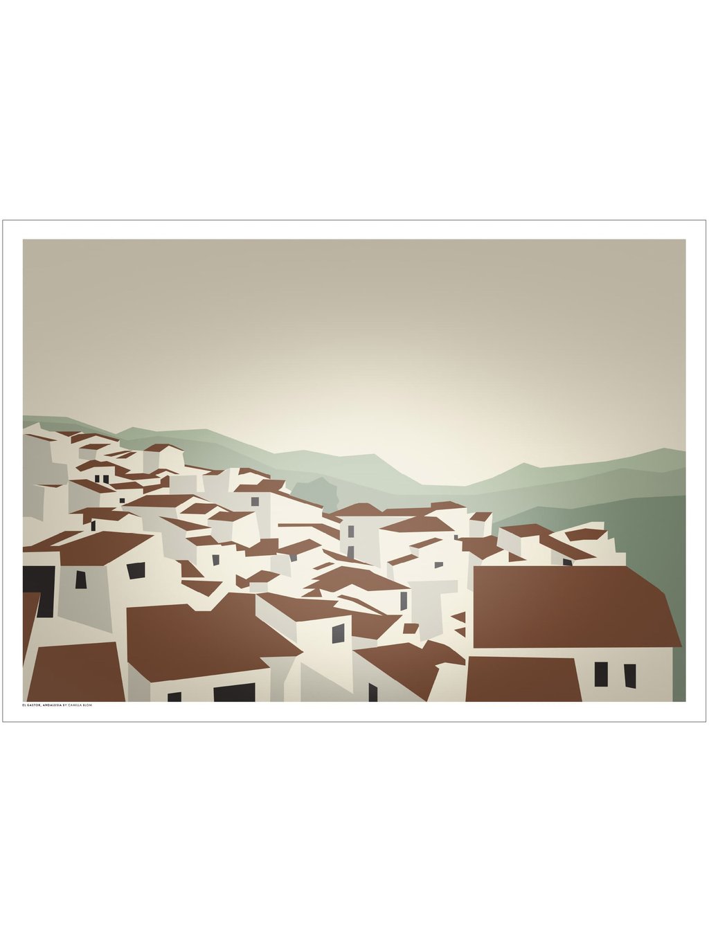 Poster 'El Gastor, Andalusia'
