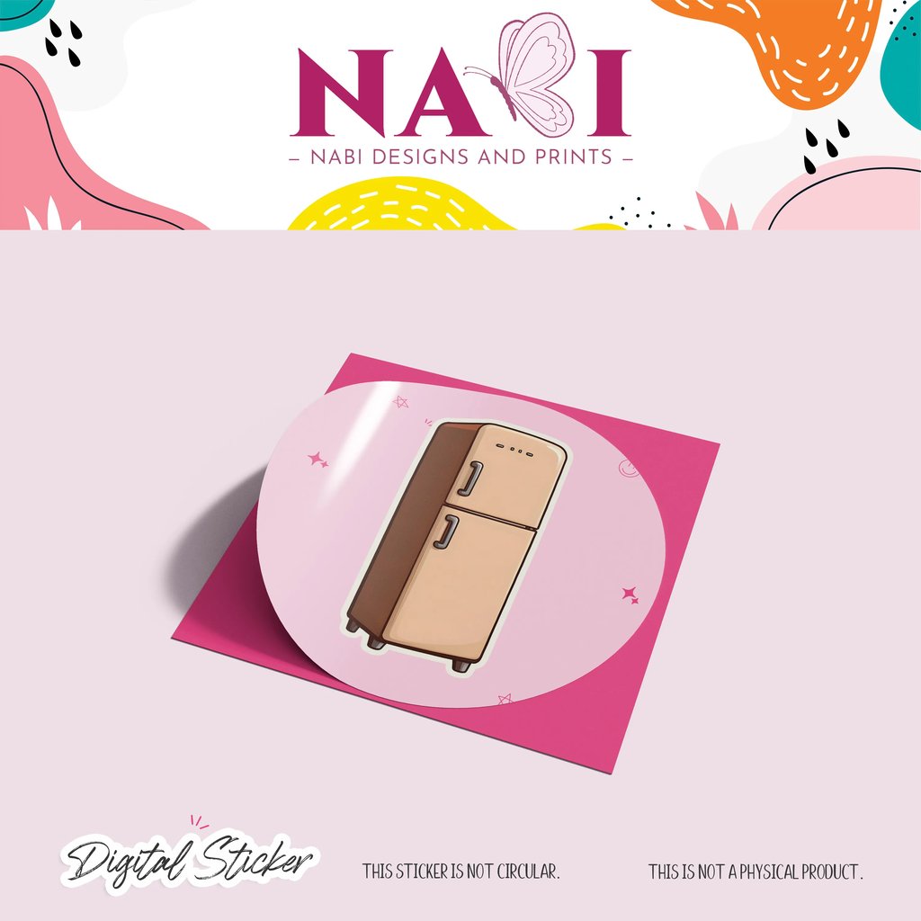 Digital Refrigerator Sticker | NDP_DS057