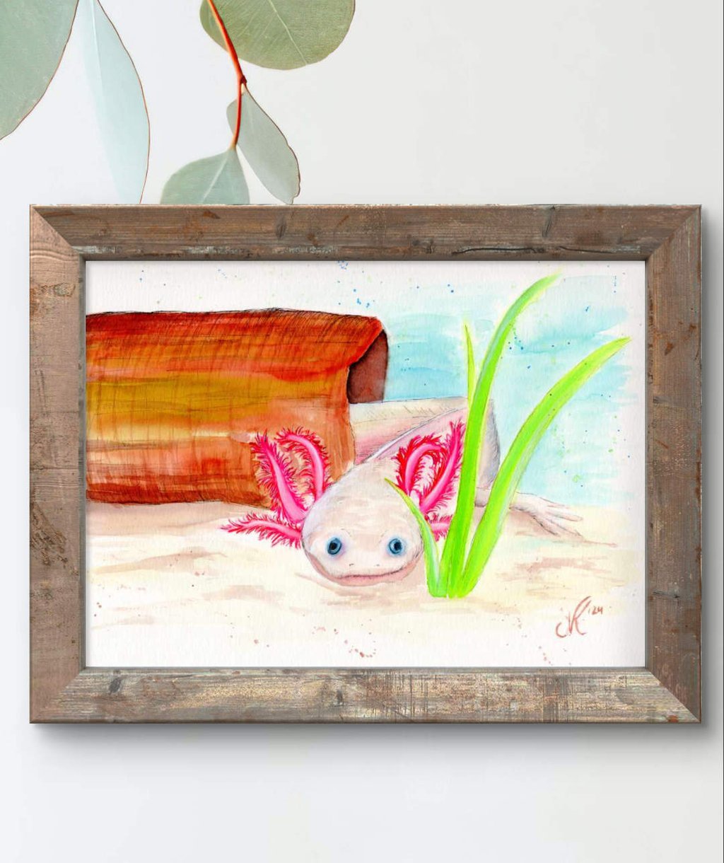 Painting of the Axolotl