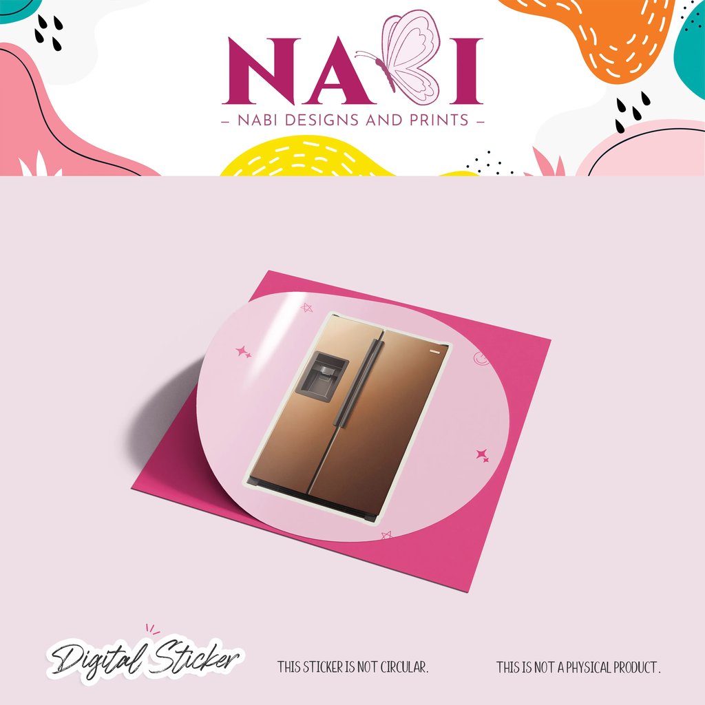 Digital Refrigerator Sticker | NDP_DS061