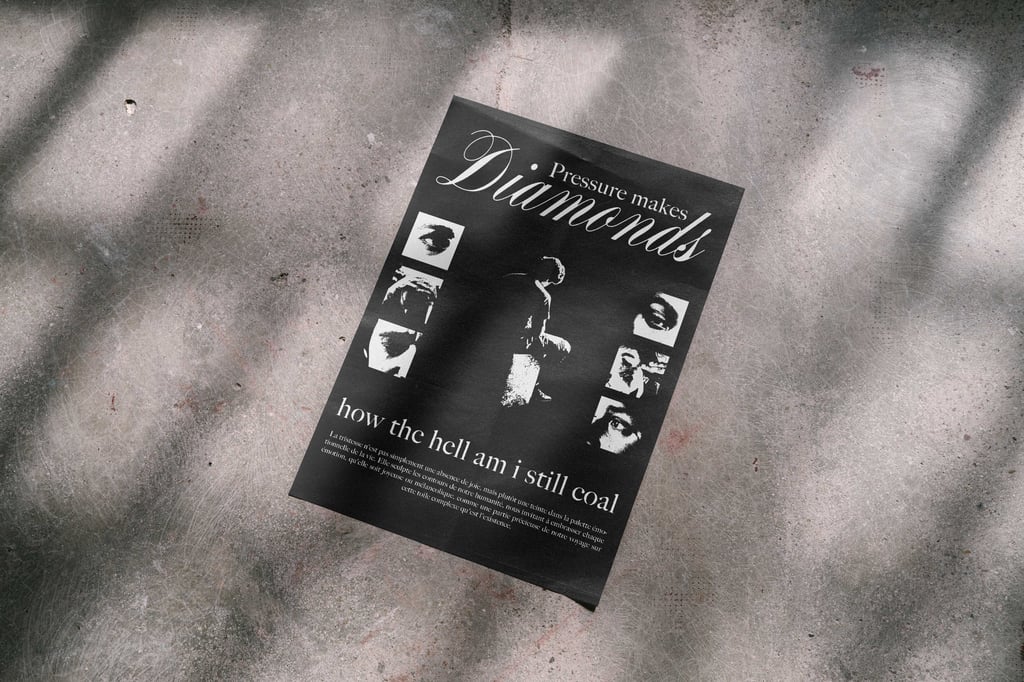 Affiche Pressure makes diamonds - 2