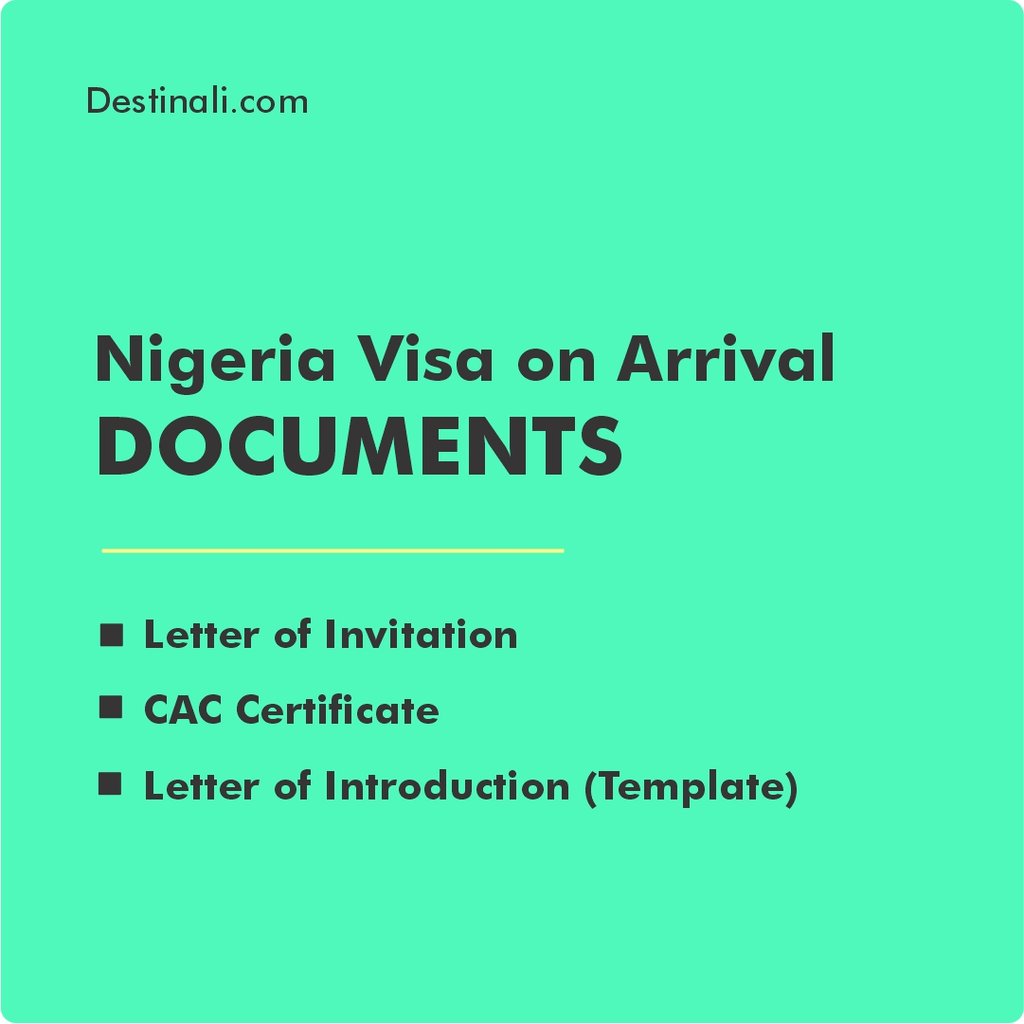 Nigeria Visa On Arrival Policy – Formulaire Demande Visa Nigeria – IXLNXG