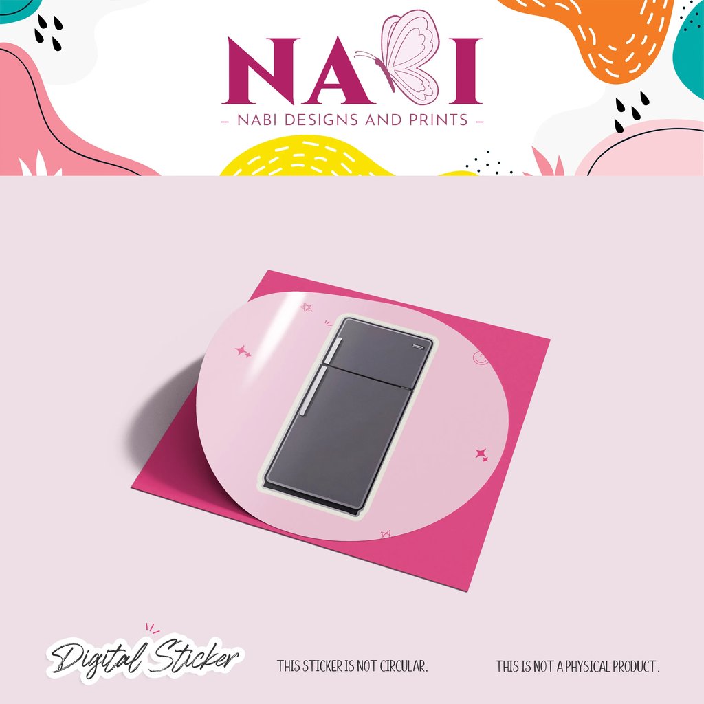 Digital Refrigerator Sticker | NDP_DS059