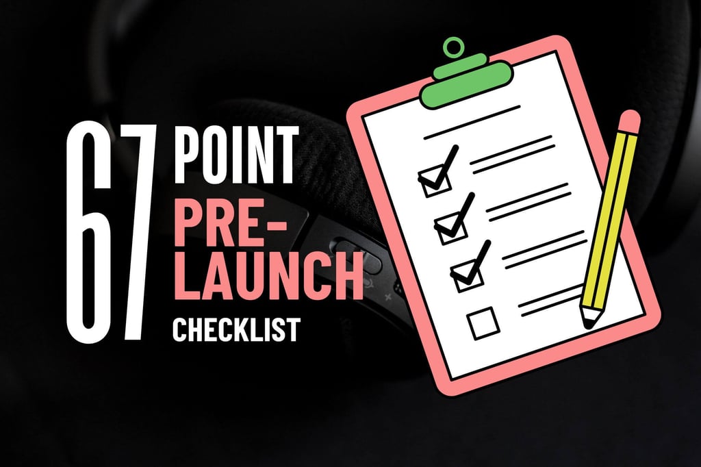 Pre-launch checklist for WordPress websites
