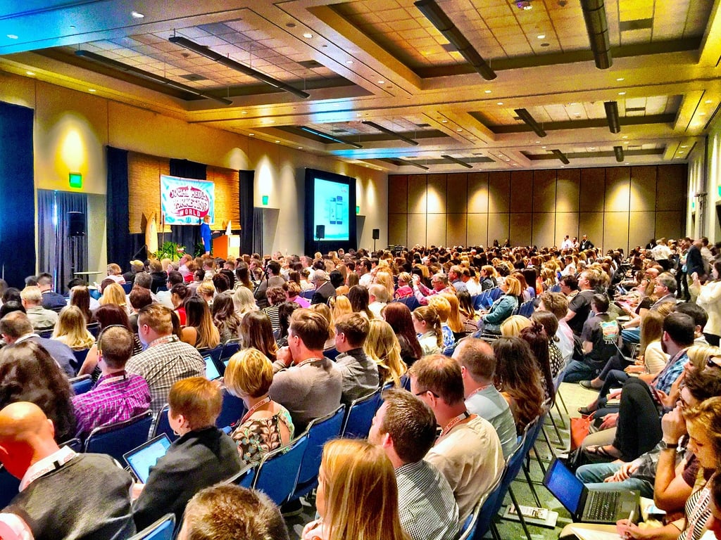 Presenting before an audience