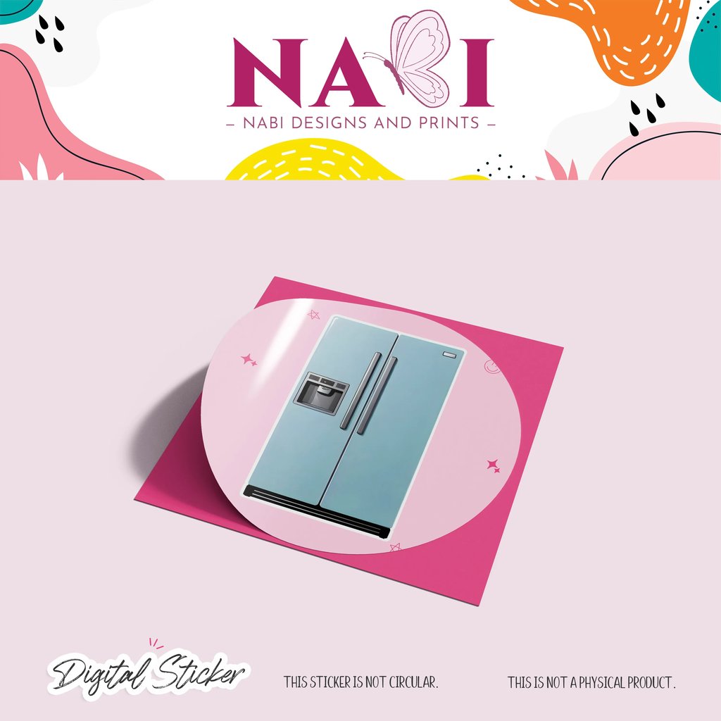 Digital Refrigerator Sticker | NDP_DS052