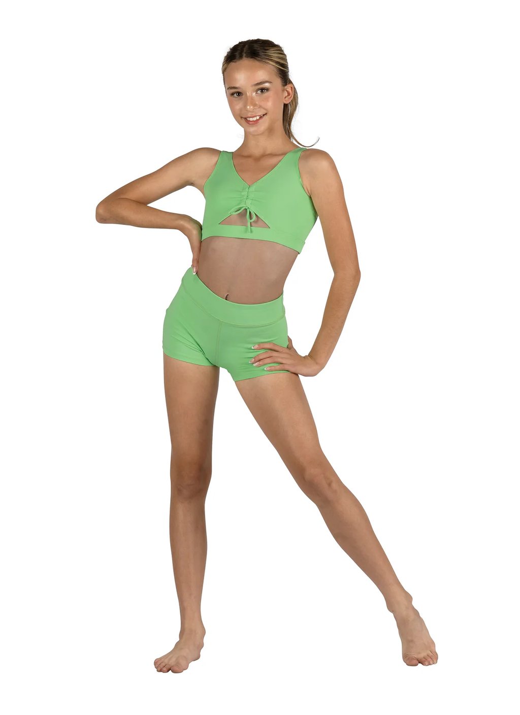 Child High Waist Booty Short 22406C Barres N Blades