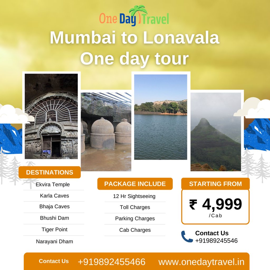 Mumbai To Lonavala One Day Trip