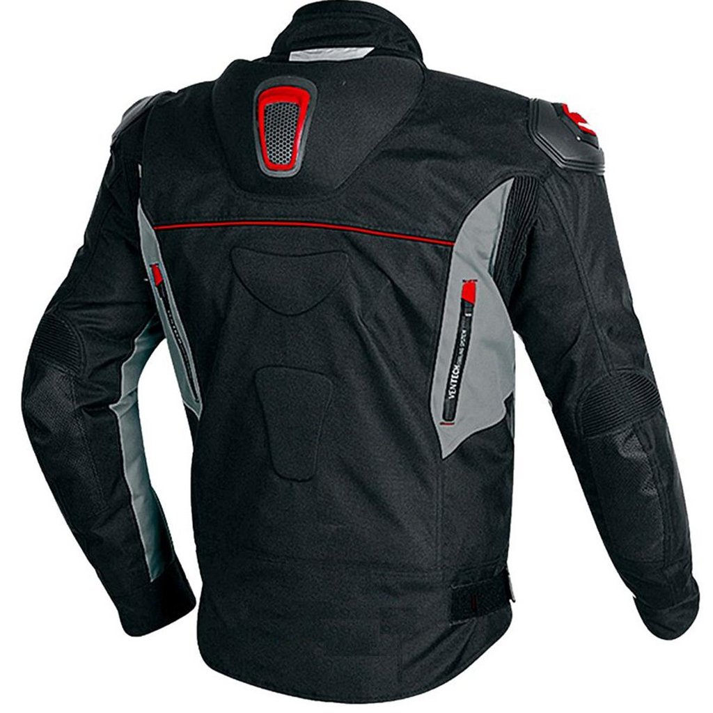 The Super Rider Jacket with Hump is a high-performance motorcycle jacket designed for both protection and comfort. It features a rugged Mugello fabric chassis with cowhide leather inserts at key impact areas like the shoulders, upper arms, and elbows. The jacket includes CE Level 1 composite impact protection on the shoulders and elbows, and it has a removable waterproof liner made from Dainese’s proprietary Absoluteshell material. The aerodynamic race hump enhances both form and function, providing better airflow and stability at high speeds