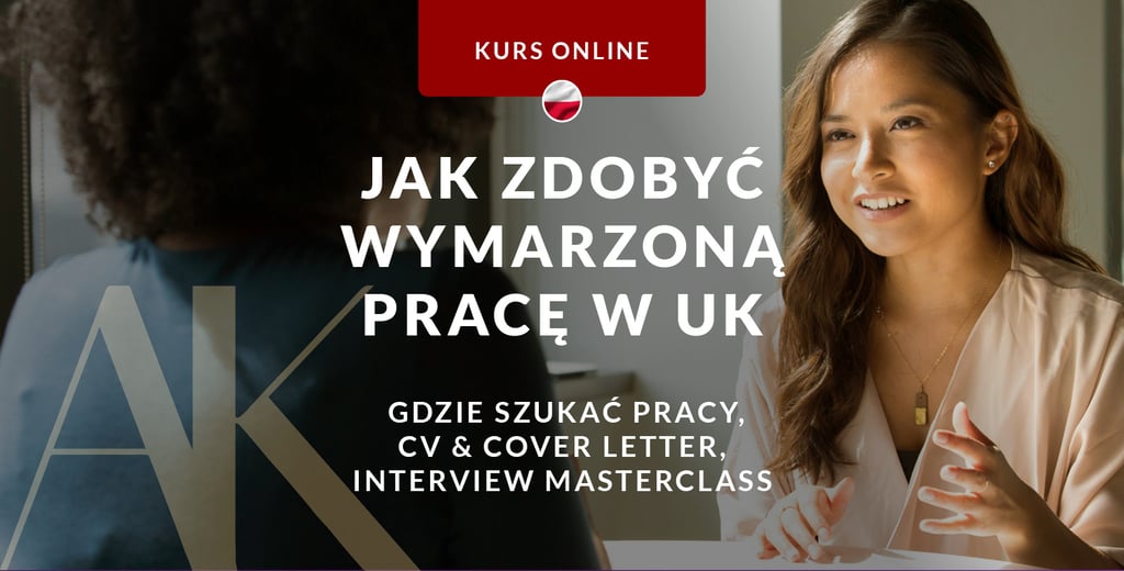 CV i job interview w UK przykłady i kurs.