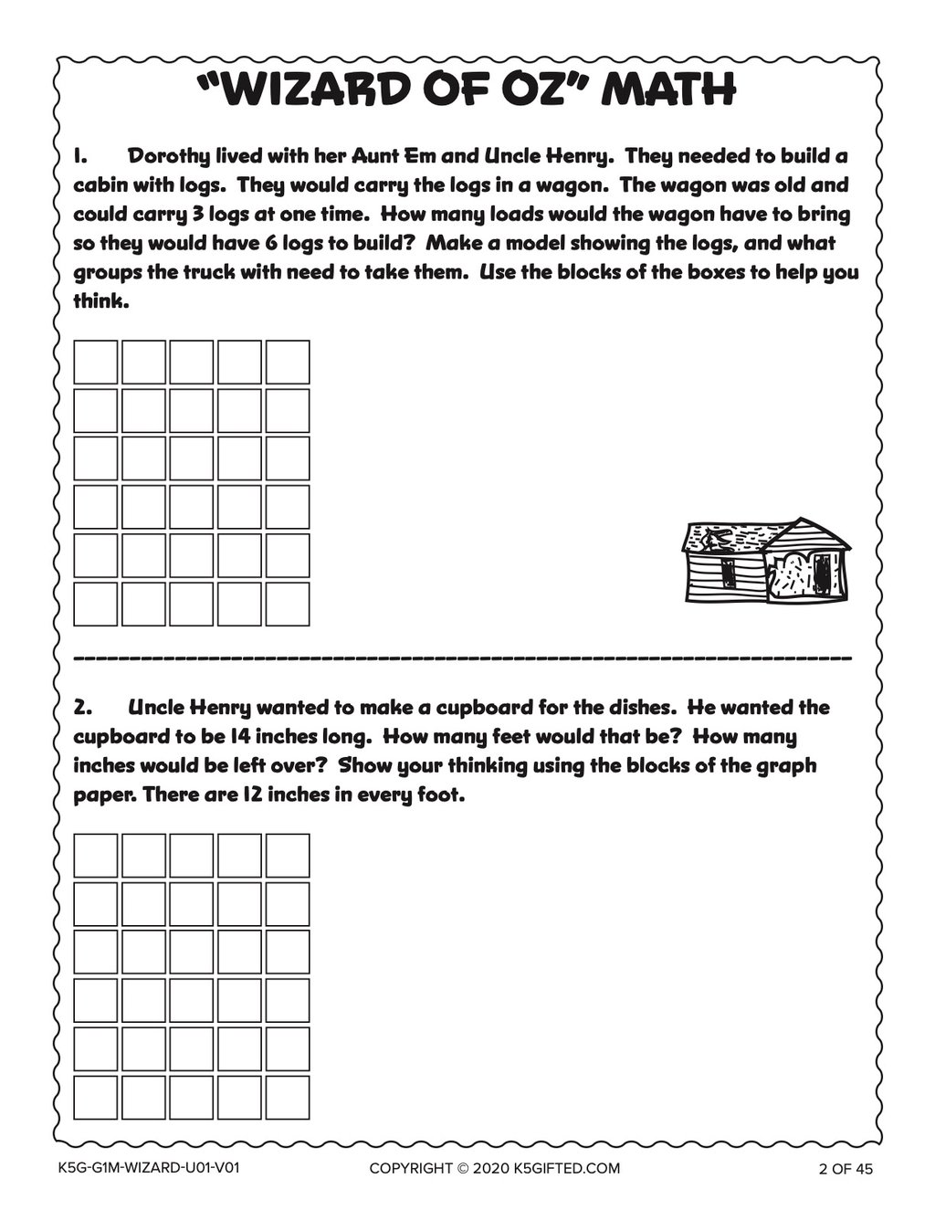 Wizard Of Oz Math, First Grade thumbnail