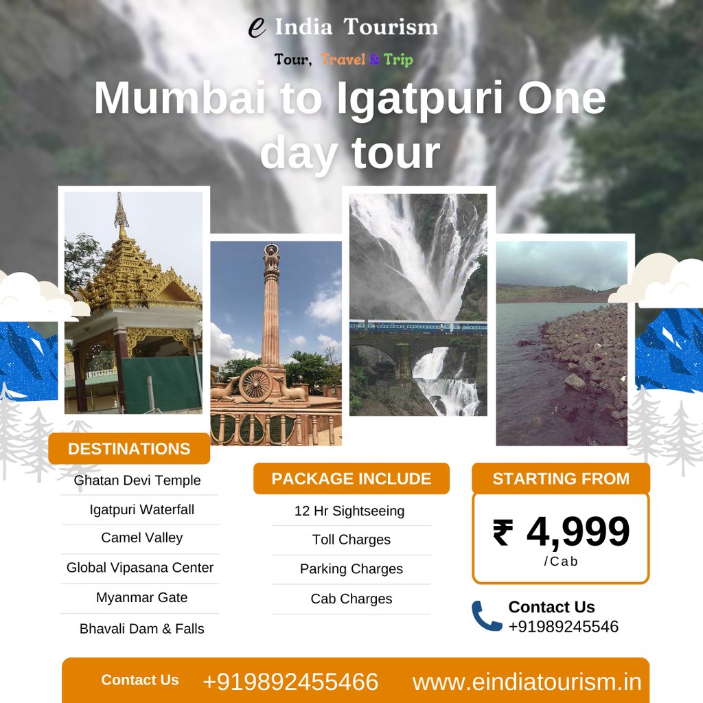 Mumbai To Igatpuri One day Trip