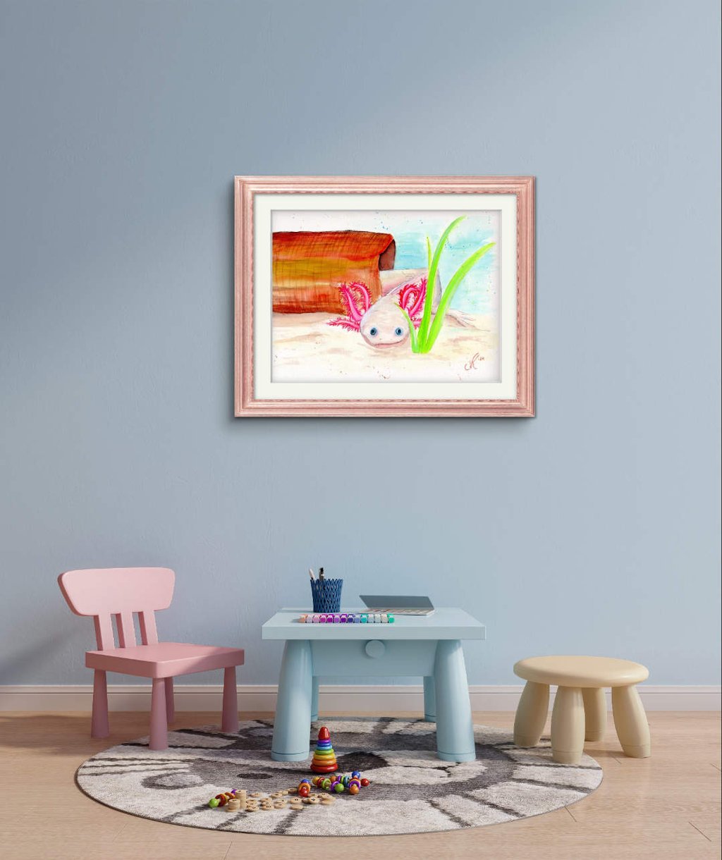 Painting of the Axolotl