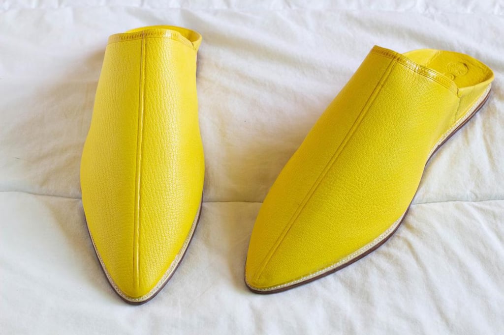 Premium Moroccan Men's Leather Slippers