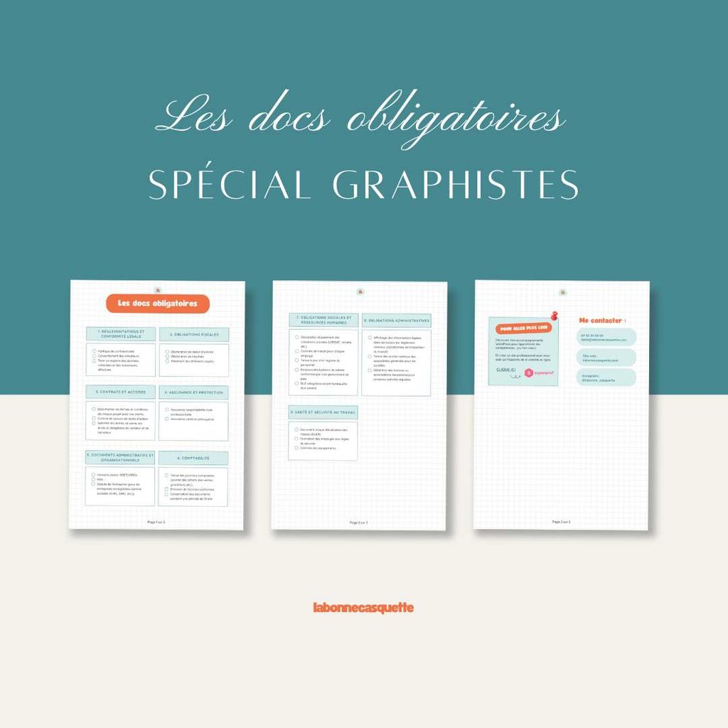 Checklist docs obligatoires