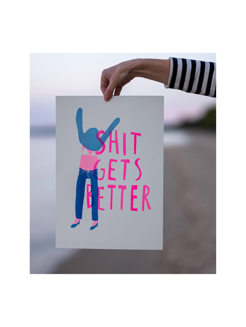 Poster ‘Shit gets better’