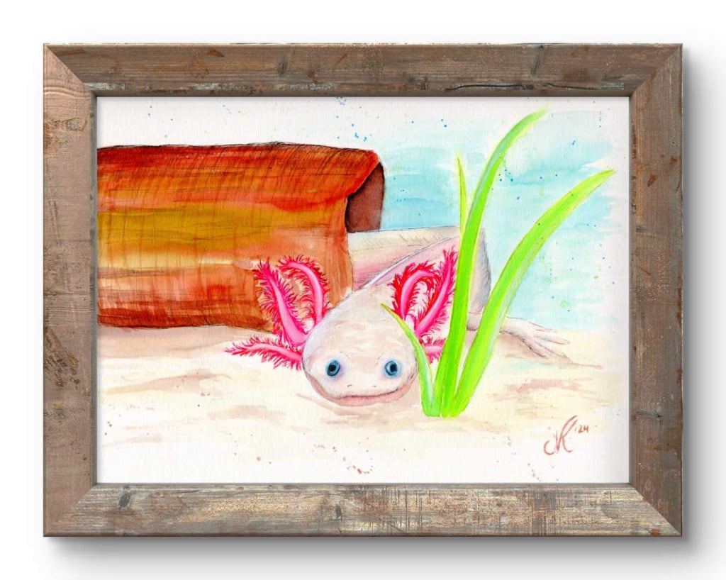 Painting of the Axolotl