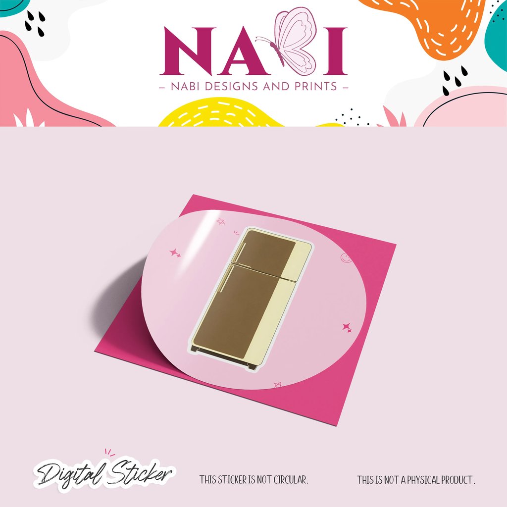 Digital Refrigerator Sticker | NDP_DS058