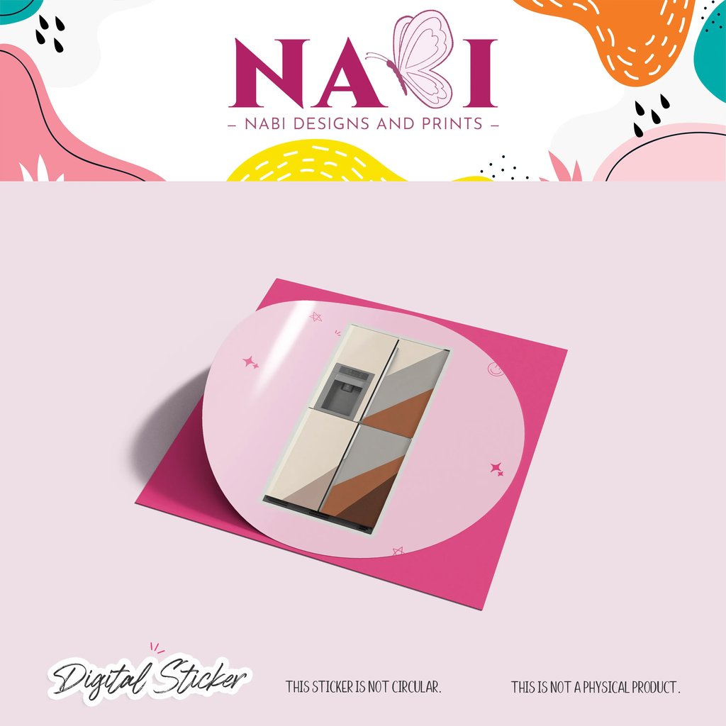 Digital Refrigerator Sticker | NDP_DS055