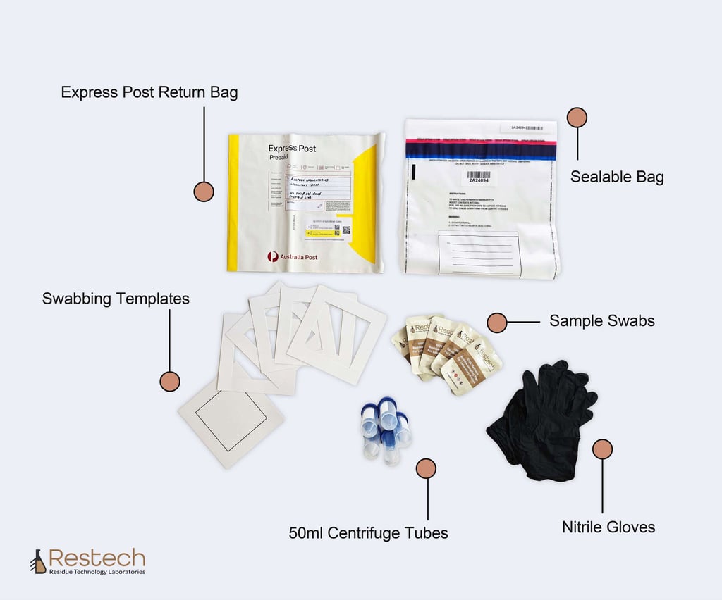 Drug Residue Sampling Kit