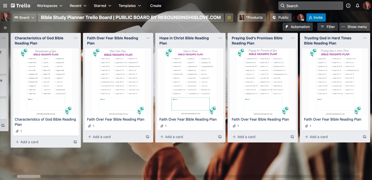 Digital Bible Study Board