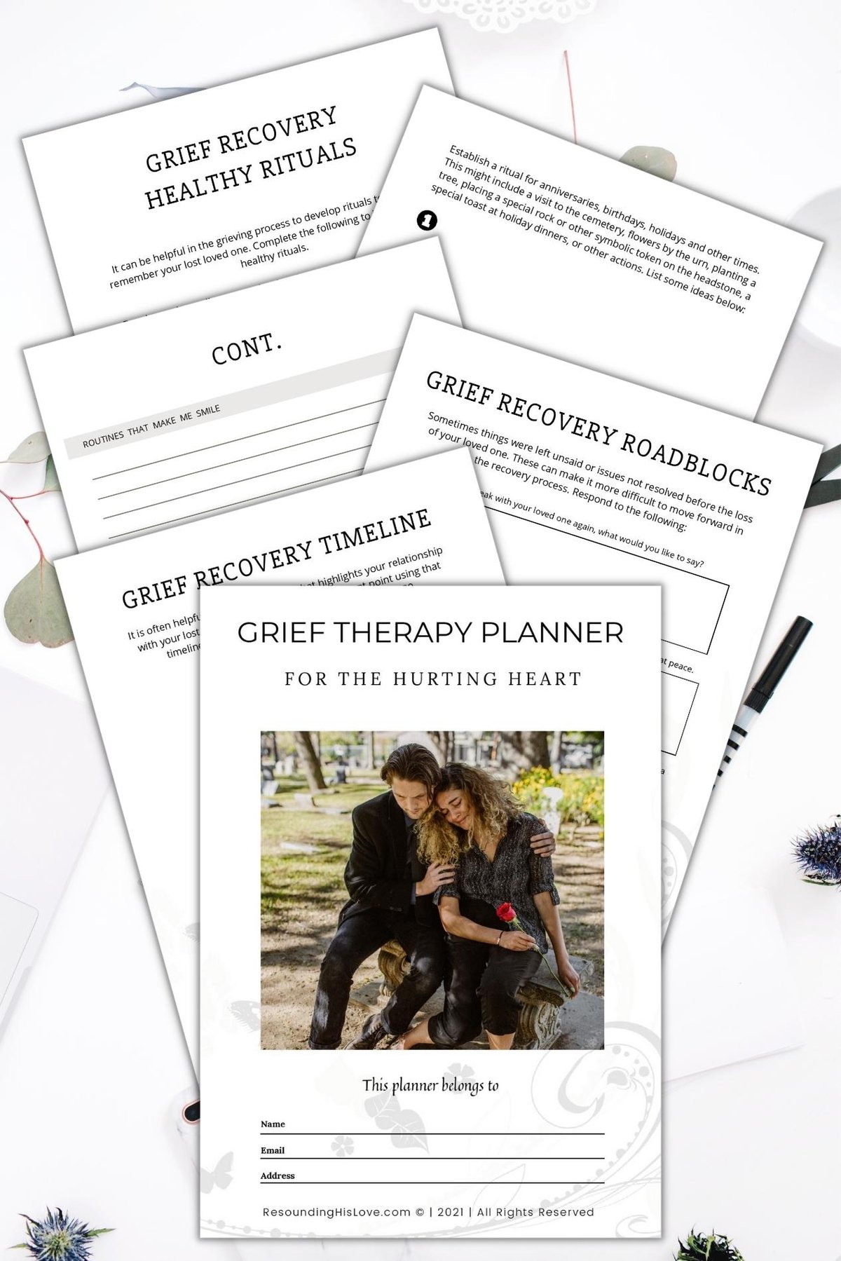  Grief Therapy Planner