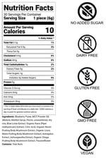 Detailed nutrition information for Charlie’s Kitchen Sleep Gummy. This plant-based, no-added-sugar gummy is vegan, gluten-free, dairy-free, and GMO-free, with key calming ingredients like Blue Lotus, Kava, and Reishi Mushroom to support restful sleep.