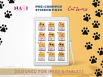 digital png pre-cropped cat sticker