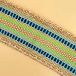 Sac à bandoulière, tissé à la main par des tisserandes de la communauté Wayuu en Colombie. 