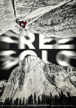 Affiche tirée du film free solo où Alex Honnold escalade El capitain sans corde