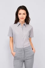 Chemise publicitaire femme popeline manches courtes - Escape