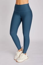Matte Oil Blue Leggings -  Tight