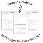 Sermon Notes Journal