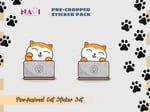 digital png pre-cropped cat sticker