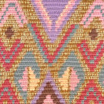 Sac à bandoulière, tissé à la main par des tisserandes de la communauté Wayuu en Colombie. 