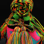 Panier Guatapé mochila Wayuu. Fabriquée à la main. fabrication équitable. slow fashion. couleurs estivales et vives. 