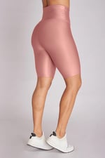 Metallic Pink Gold Short -Biker