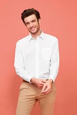 Chemise publicitaire homme popeline manches longues - Baltimore