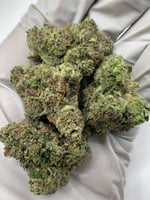 Cherry Taffy THCa Flower with vibrant, resinous buds