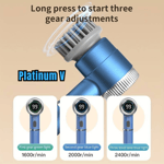 Brosse électrique rotative avec 5 têtes de brosse remplaçables