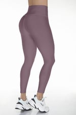 Matte Light Berry Leggings - Tights