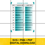 HAM RADIO Q CODES DIGITAL DOWNLOAD MOCKUP