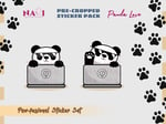 digital png pre-cropped panda sticker