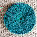 dessous de plat 25 cm en scourtins (la scourtinerie ) vert sapin