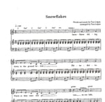 snowflakes sheet music